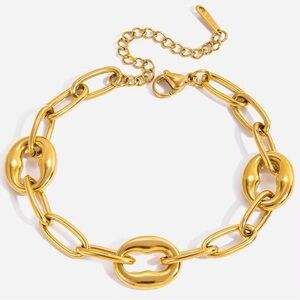18K Gold Plated Chain Bracelet